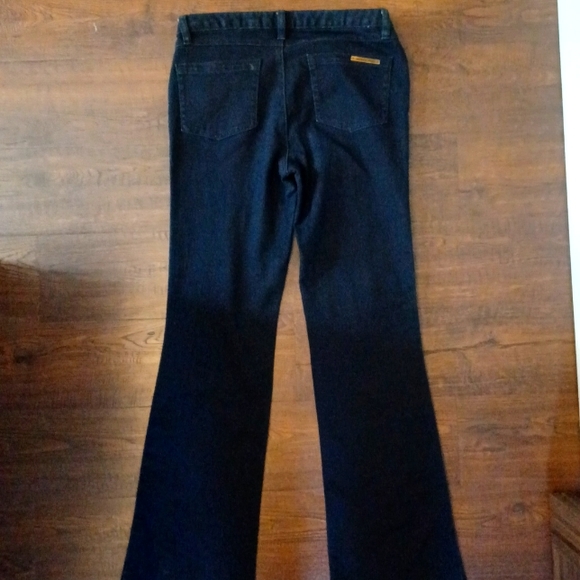 Michael Kors Dark Denim Jean Boot Cut or Flare - Picture 3 of 6